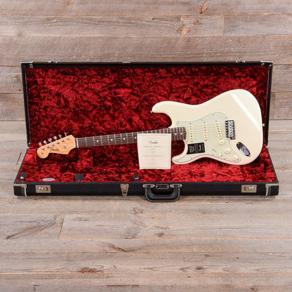 Fender American Original '60s Stratocaster Olympic White LEFTY Electric Guitars / Left-Handed
