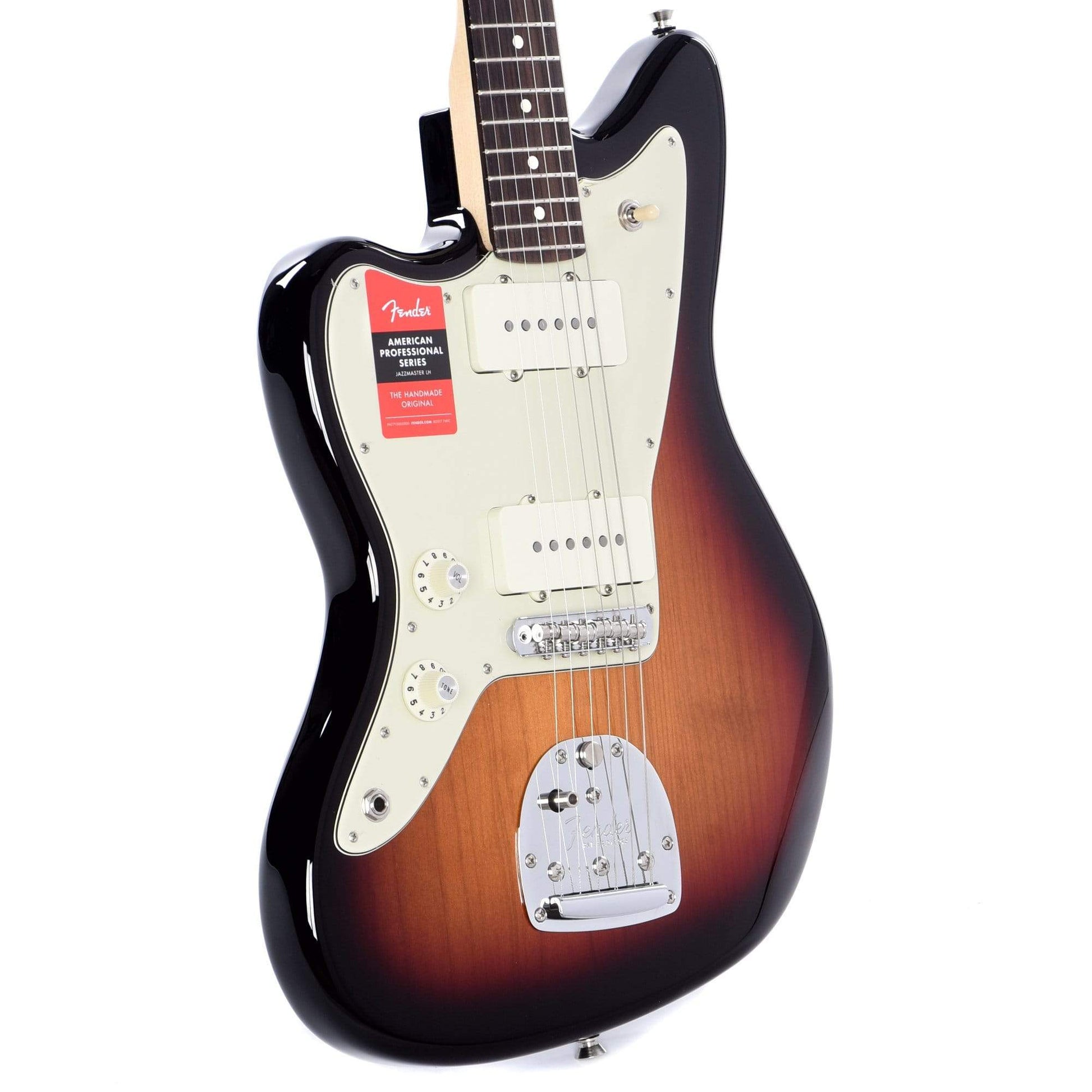 Fender American Pro Jazzmaster Lefty 3-Color Sunburst Electric Guitars / Left-Handed