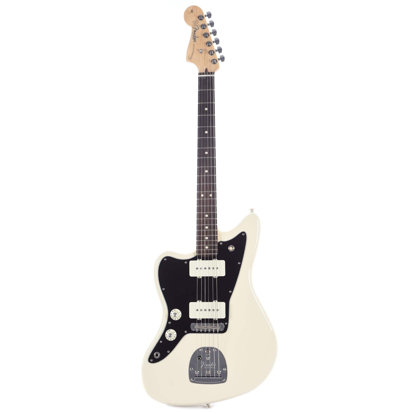 Fender American Pro Jazzmaster Lefty Olympic White Electric Guitars / Left-Handed