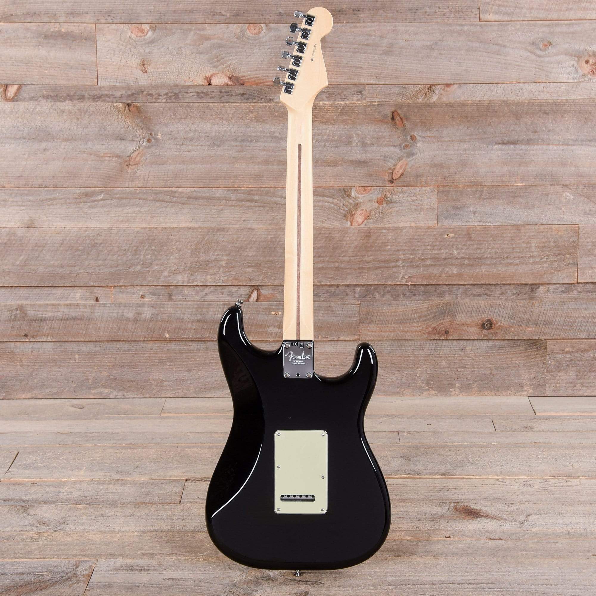 Fender American Pro Stratocaster LEFTY Black w/Mint Pickguard Electric Guitars / Left-Handed