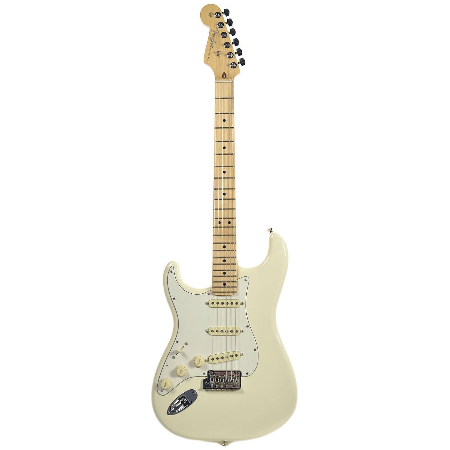 Fender American Pro Stratocaster Lefty MN Olympic White Electric Guitars / Left-Handed
