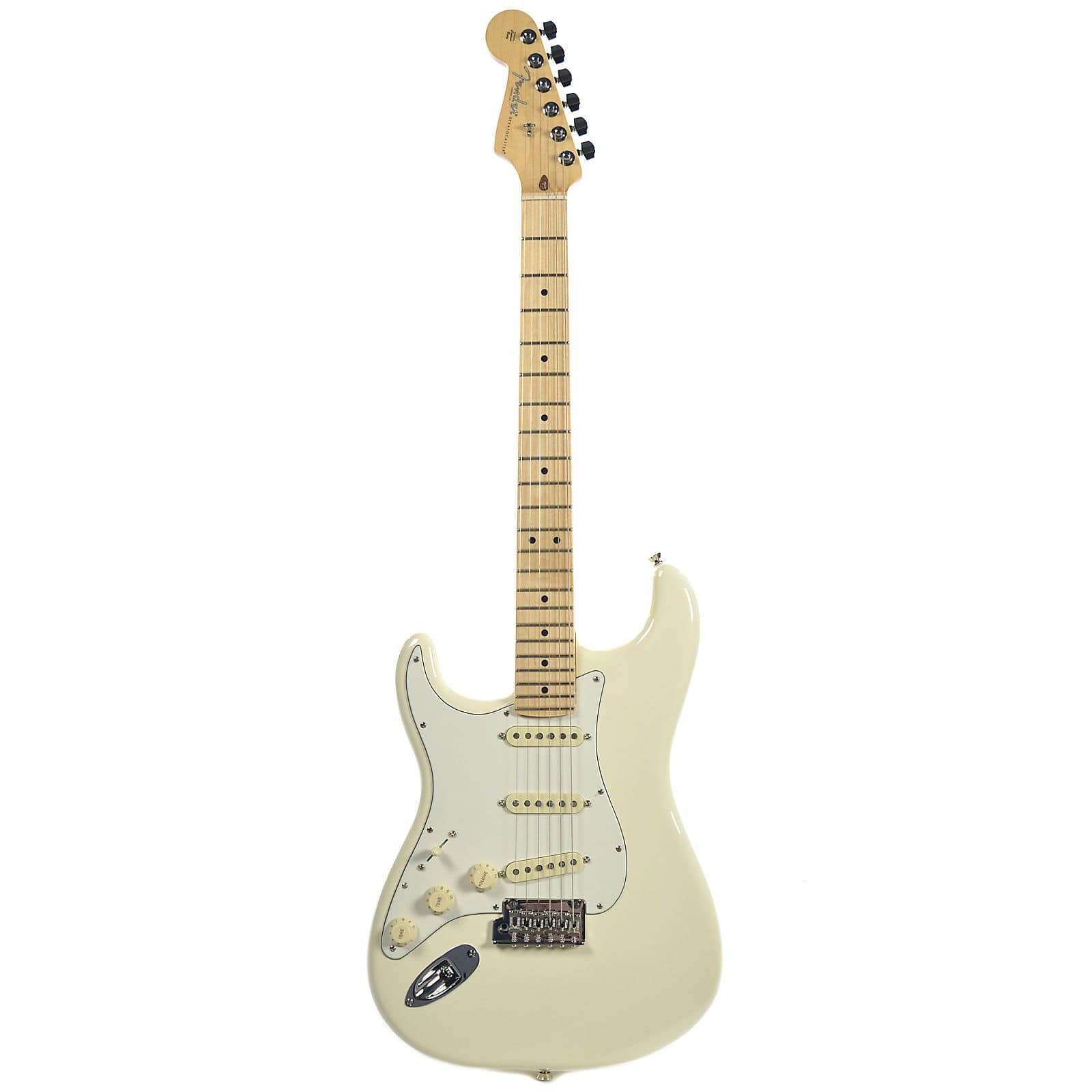 Fender American Pro Stratocaster Lefty MN Olympic White Electric Guitars / Left-Handed
