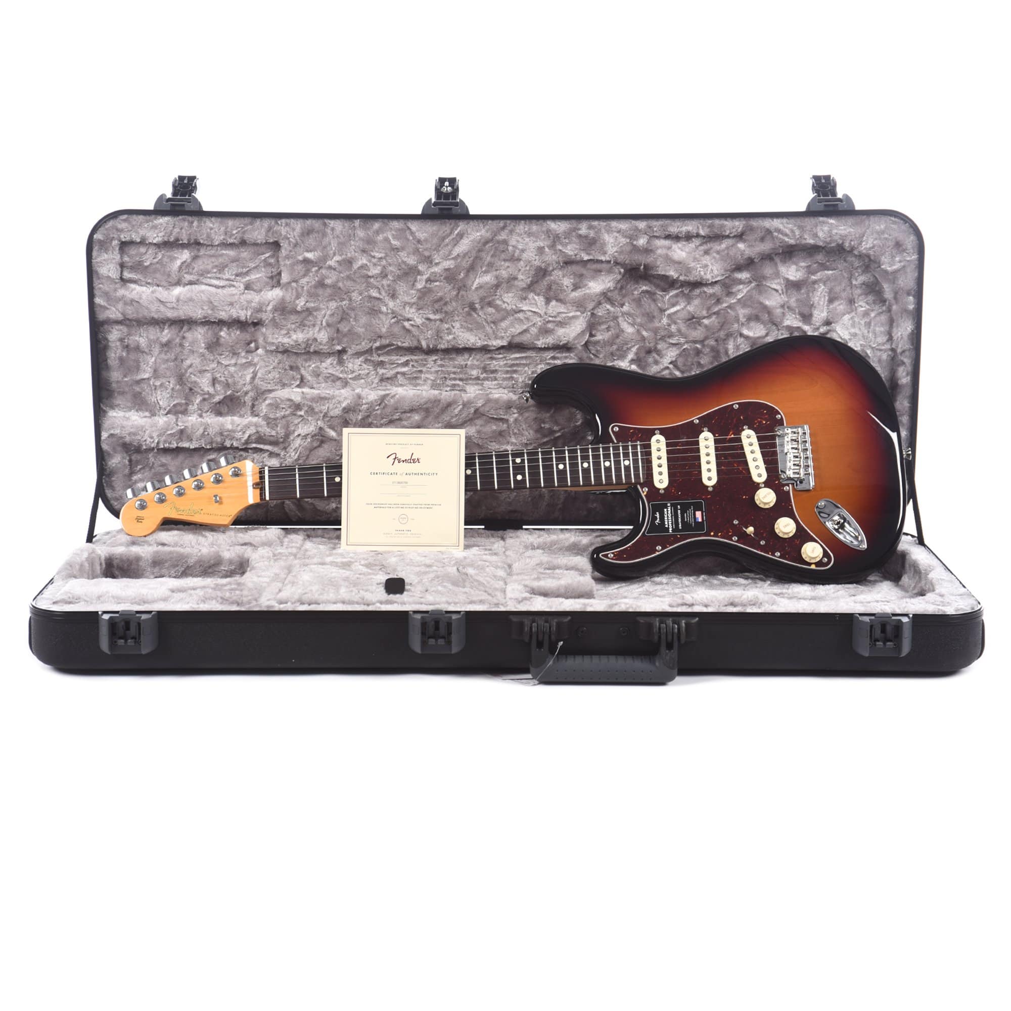 Fender American Professional II Stratocaster 3-Tone Sunburst LEFTY Electric Guitars / Left-Handed