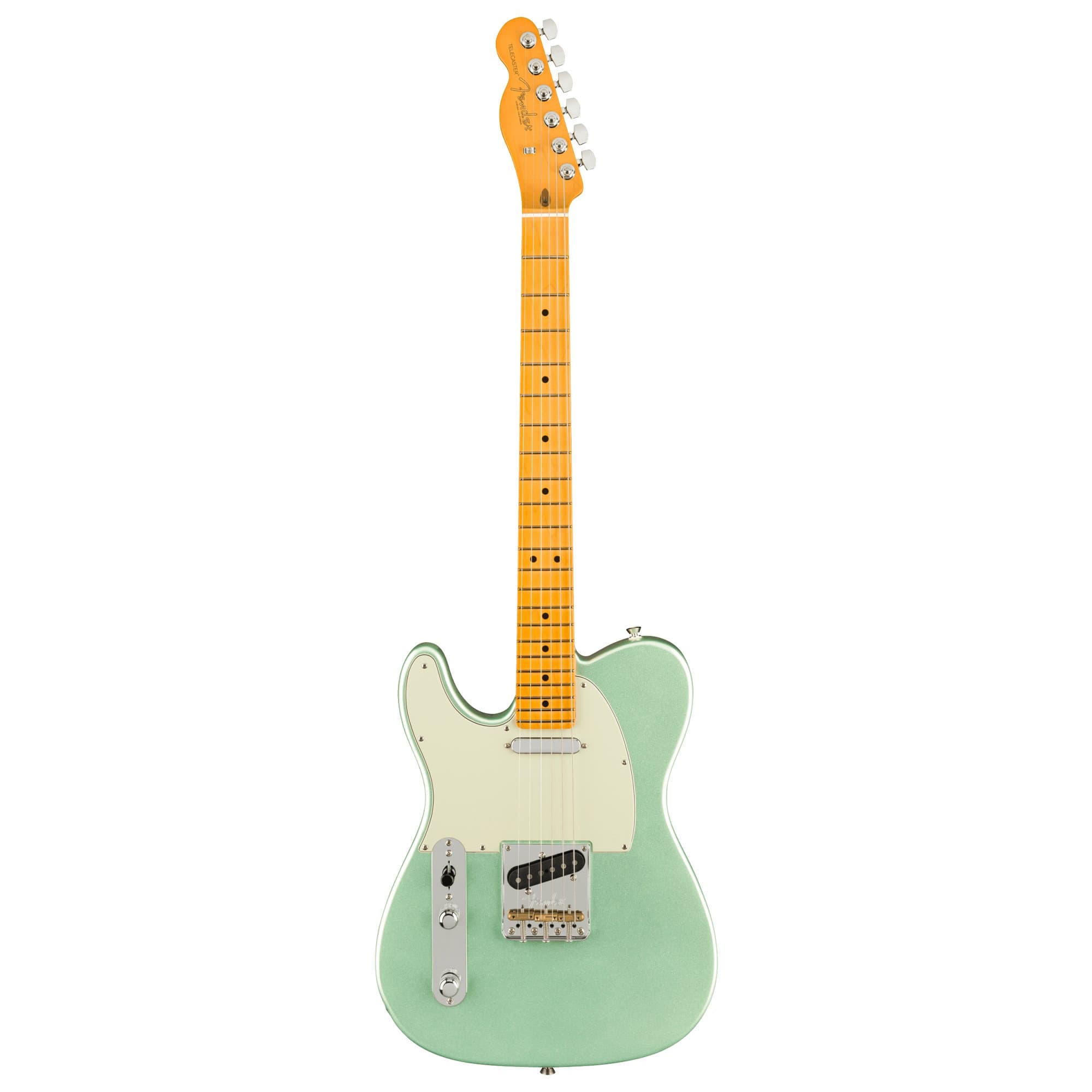 Fender American Professional II Telecaster Mystic Surf Green LEFTY Electric Guitars / Left-Handed