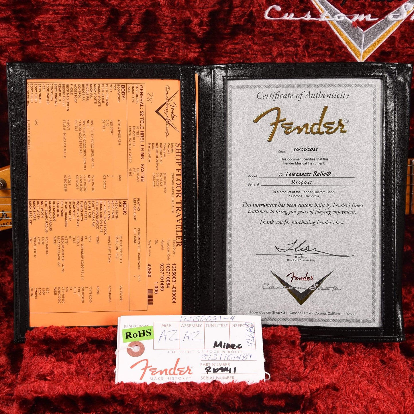Fender Custom Shop 1952 Telecaster "Chicago Special" LEFTY Heavy Relic Super Aged 2-Color Sunburst Electric Guitars / Left-Handed