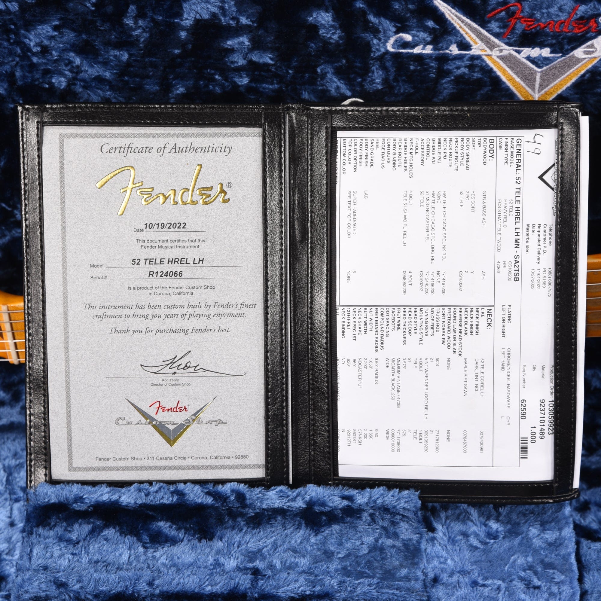 Fender Custom Shop 1952 Telecaster 