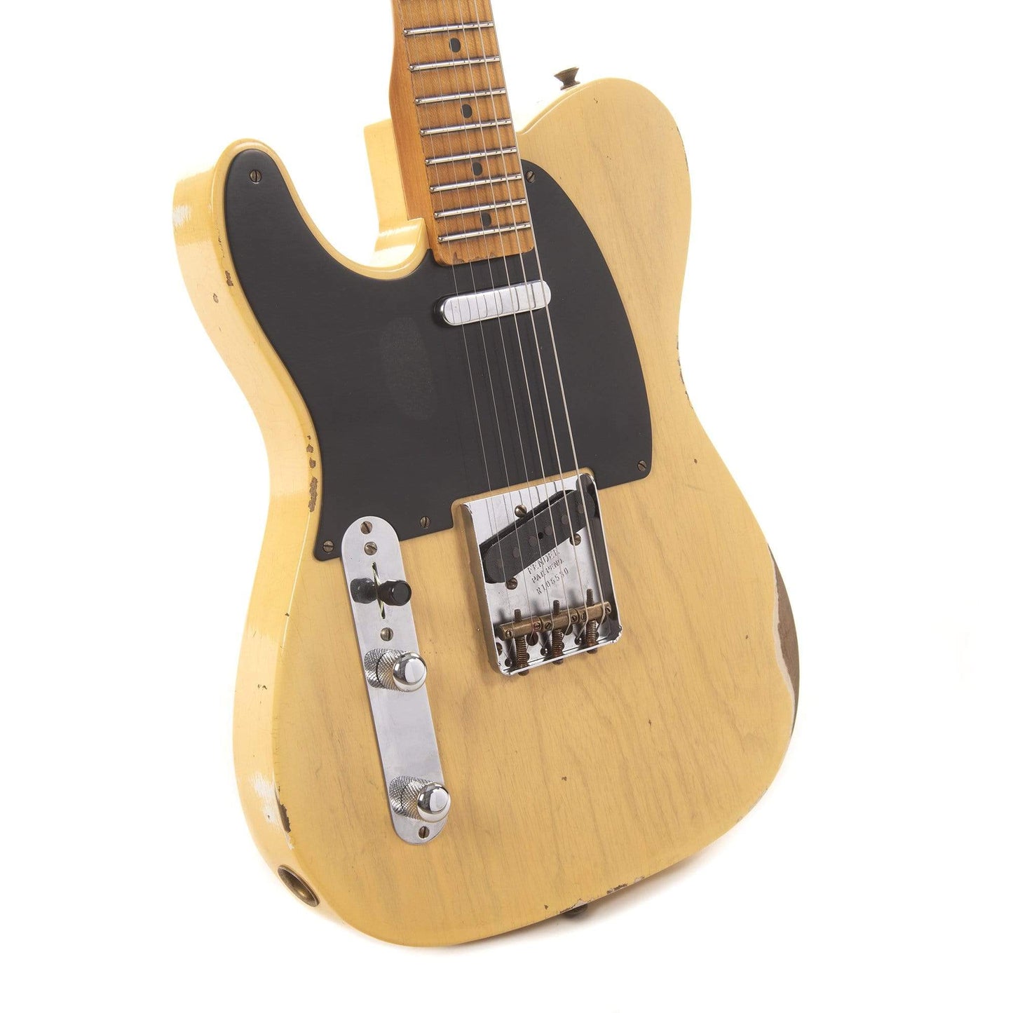 Fender Custom Shop 1952 Telecaster "Chicago Special" Relic Faded/Aged Nocaster Blonde LEFTY Electric Guitars / Left-Handed