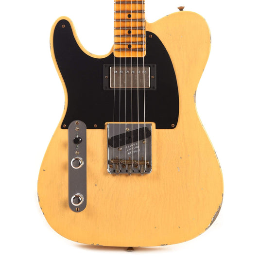 Fender Custom Shop 1952 Telecaster HS "Chicago Special" LEFTY Relic Faded/Aged Nocaster Blonde w/Duncan Antiquity Electric Guitars / Left-Handed