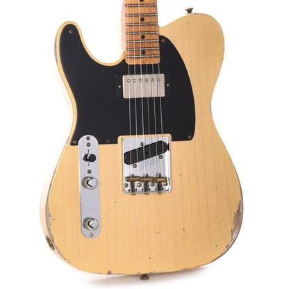 Fender Custom Shop 1952 Telecaster HS "Chicago Special" LEFTY Relic Faded/Aged Nocaster Blonde w/Duncan Antiquity Electric Guitars / Left-Handed