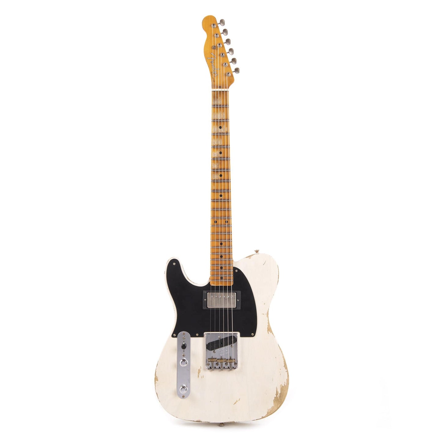 Fender Custom Shop 1952 Telecaster HS "Chicago Special" Relic Aged White Blonde LEFTY w/Duncan Antiquity Humbucker Electric Guitars / Left-Handed