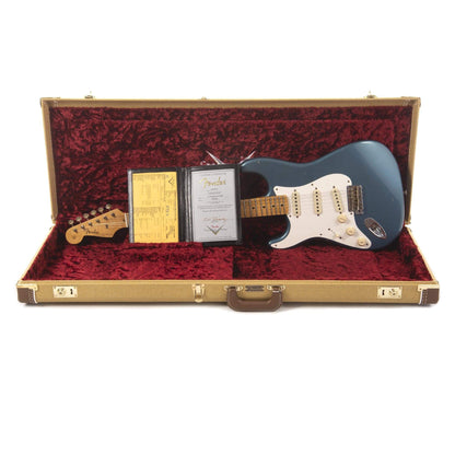 Fender Custom Shop 1957 Stratocaster "Chicago Special" Journeyman Relic Super Aged Lake Placid Blue LEFTY Electric Guitars / Left-Handed