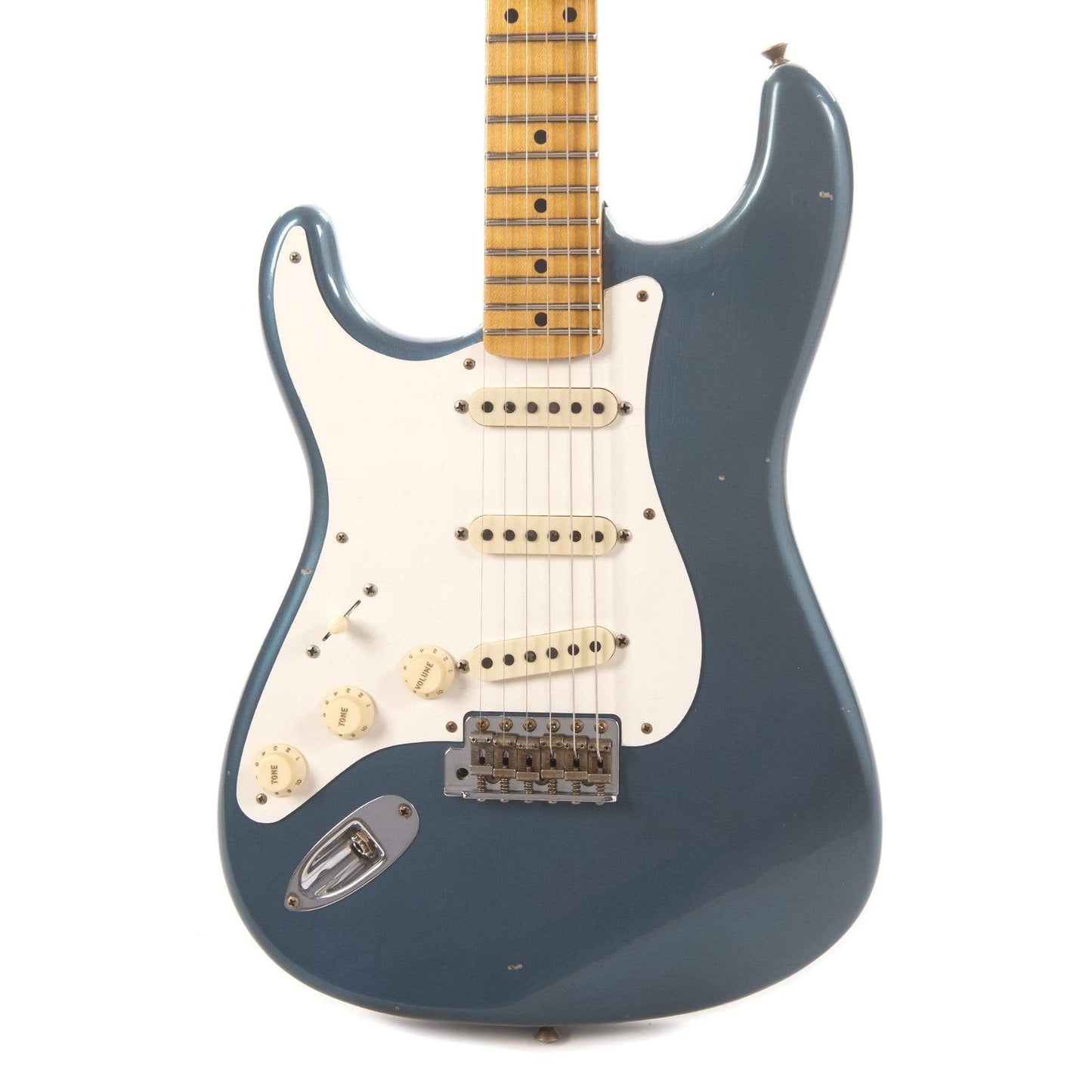 Fender Custom Shop 1957 Stratocaster "Chicago Special" Journeyman Relic Super Aged Lake Placid Blue LEFTY Electric Guitars / Left-Handed
