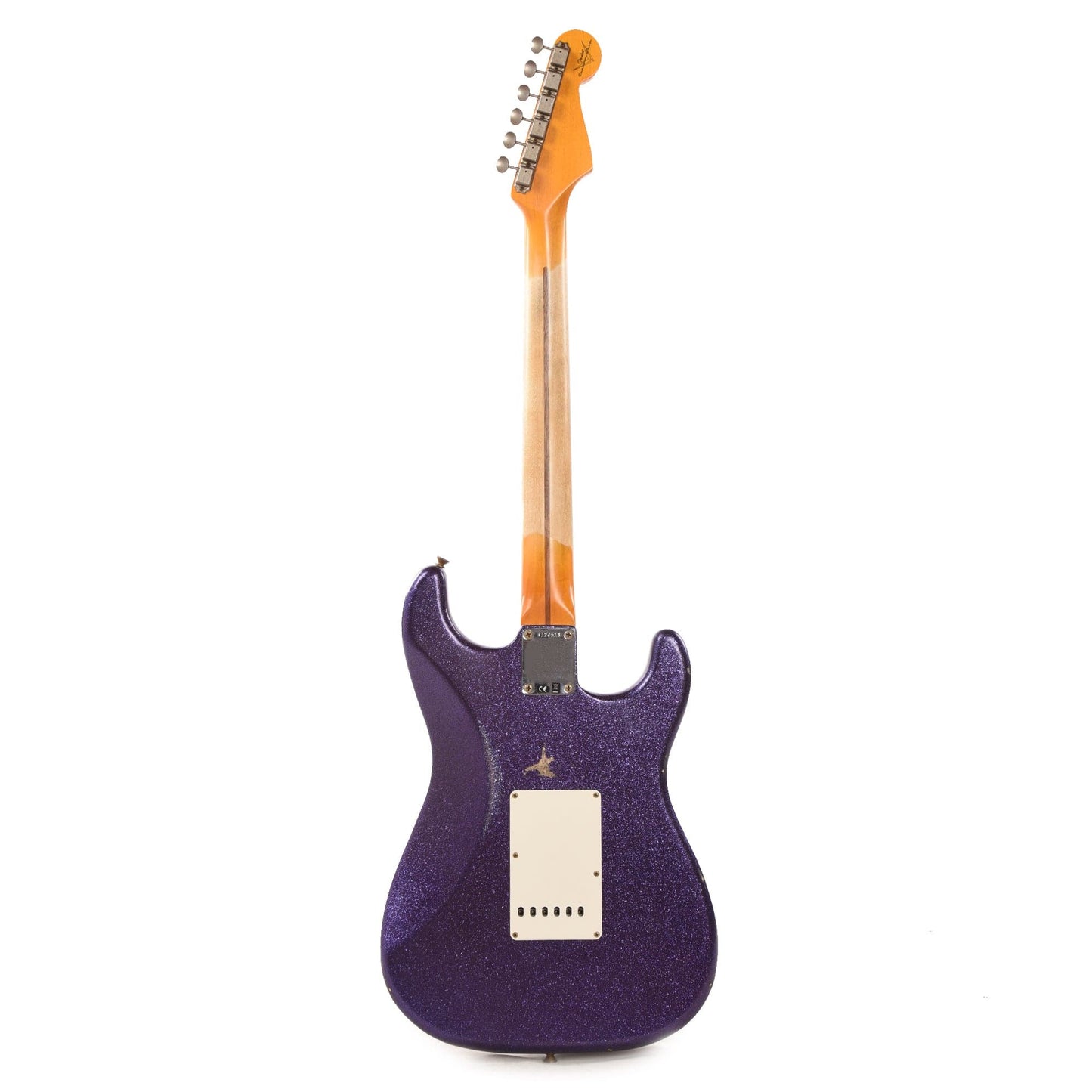 Fender Custom Shop 1957 Stratocaster "Chicago Special" LEFTY Relic Faded/Aged Purple Sparkle Flake w/Gold Anodized Pickguard Electric Guitars / Left-Handed