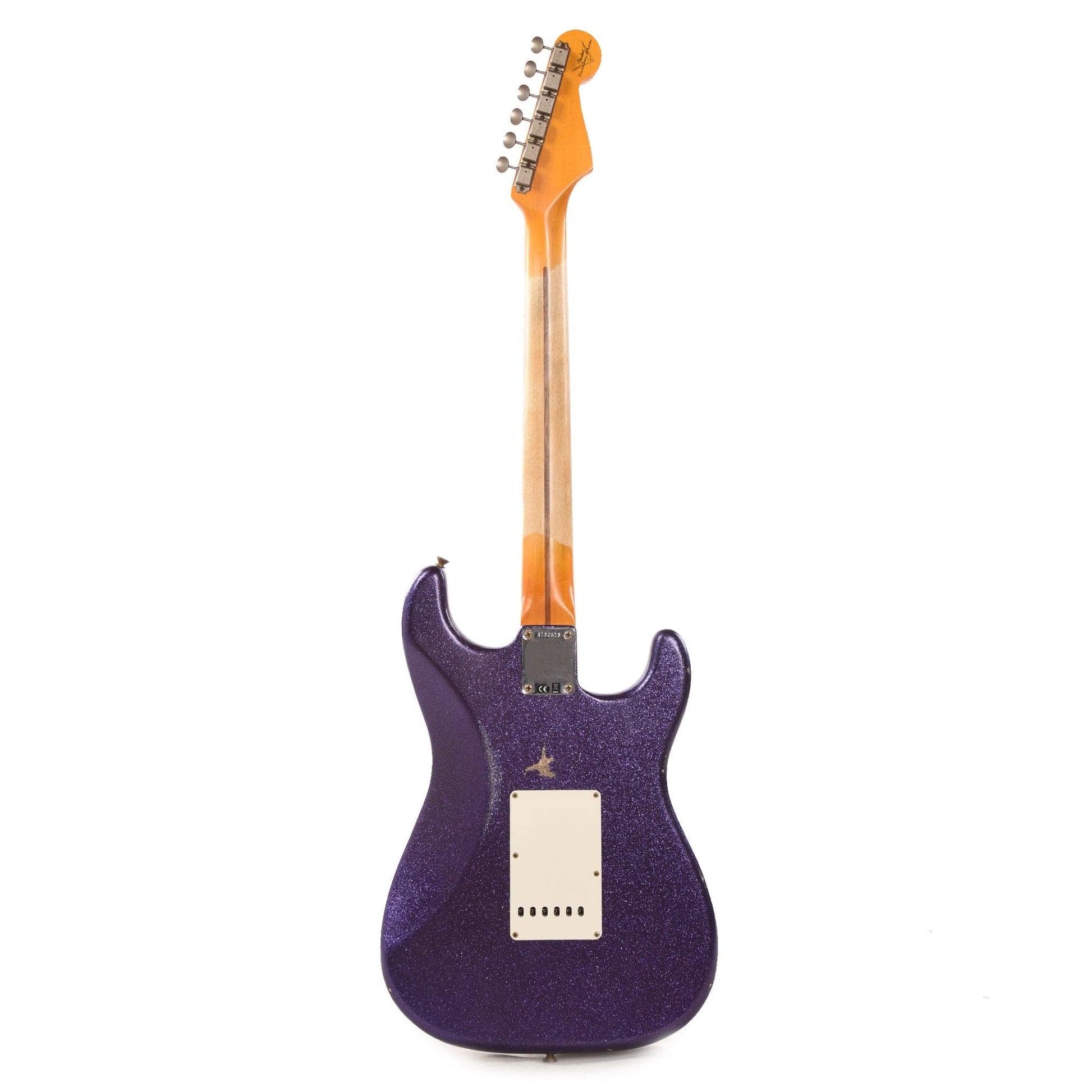 Fender Custom Shop 1957 Stratocaster "Chicago Special" LEFTY Relic Faded/Aged Purple Sparkle Flake w/Gold Anodized Pickguard Electric Guitars / Left-Handed