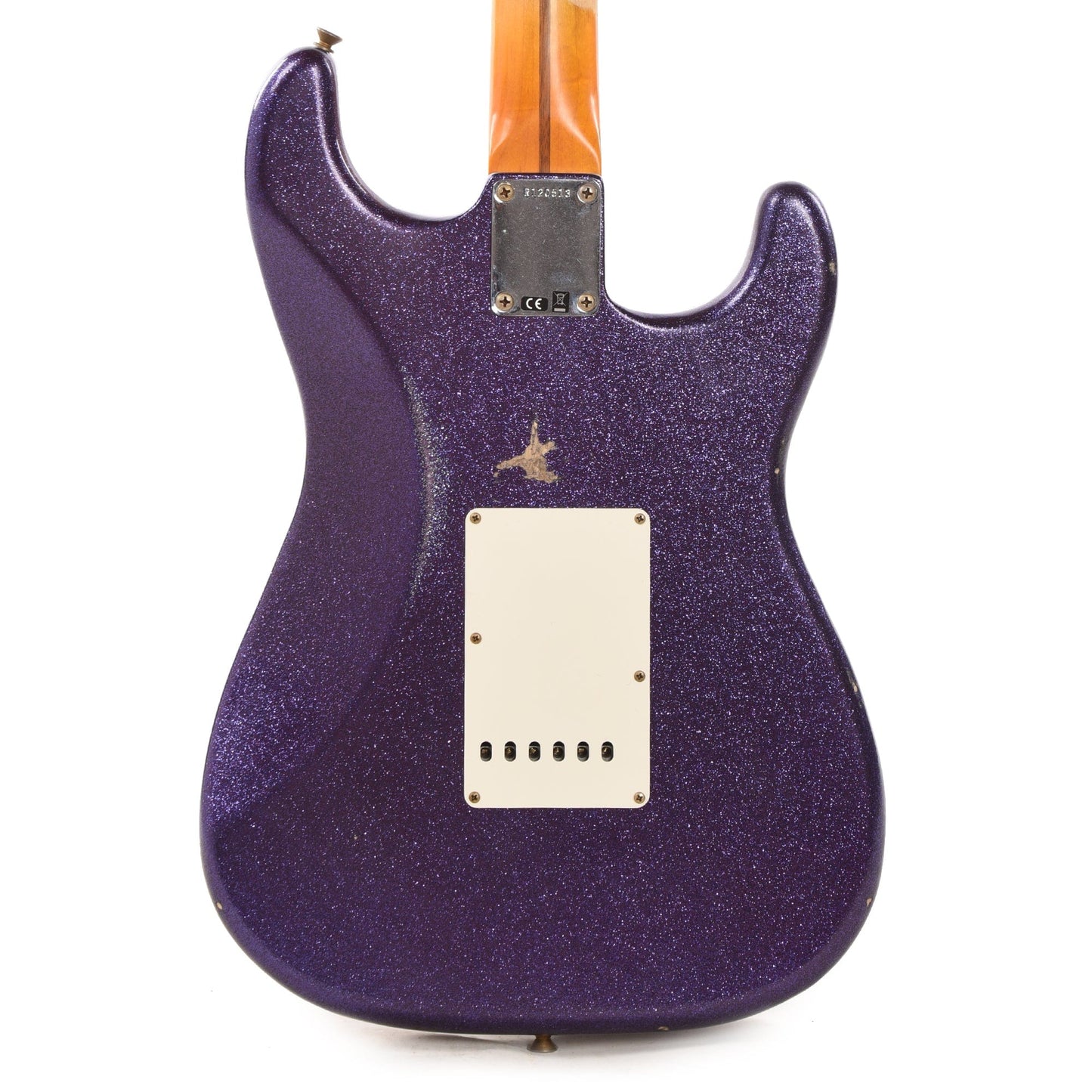 Fender Custom Shop 1957 Stratocaster "Chicago Special" LEFTY Relic Faded/Aged Purple Sparkle Flake w/Gold Anodized Pickguard Electric Guitars / Left-Handed
