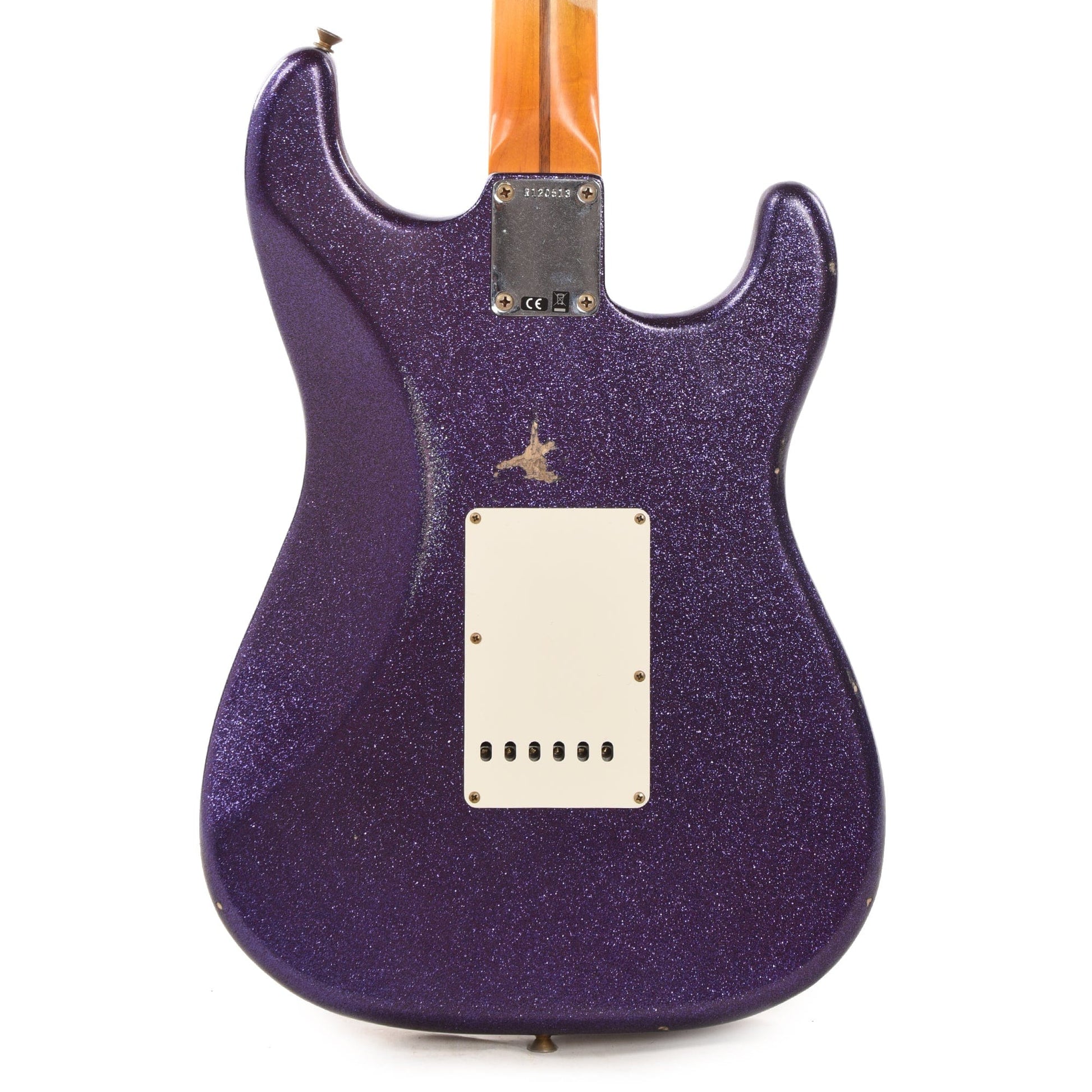 Fender Custom Shop 1957 Stratocaster "Chicago Special" LEFTY Relic Faded/Aged Purple Sparkle Flake w/Gold Anodized Pickguard Electric Guitars / Left-Handed