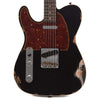 Fender Custom Shop 1959 Custom Telecaster "Chicago Special" LEFTY Relic Aged Black w/Tortoise Pickguard Electric Guitars / Left-Handed