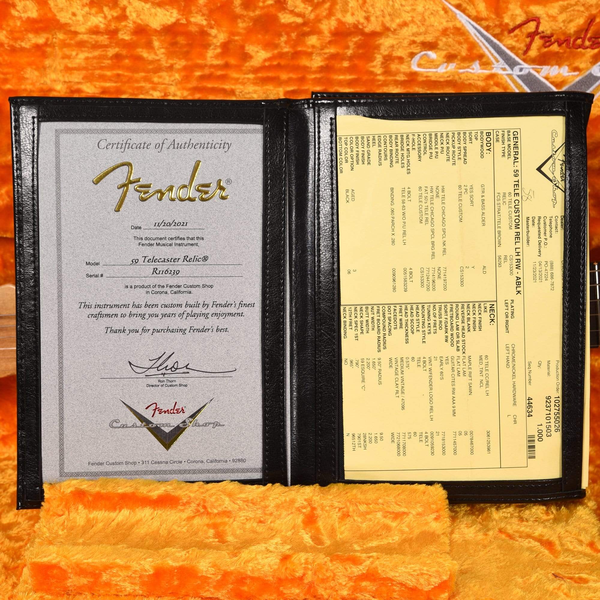 Fender Custom Shop 1959 Custom Telecaster 