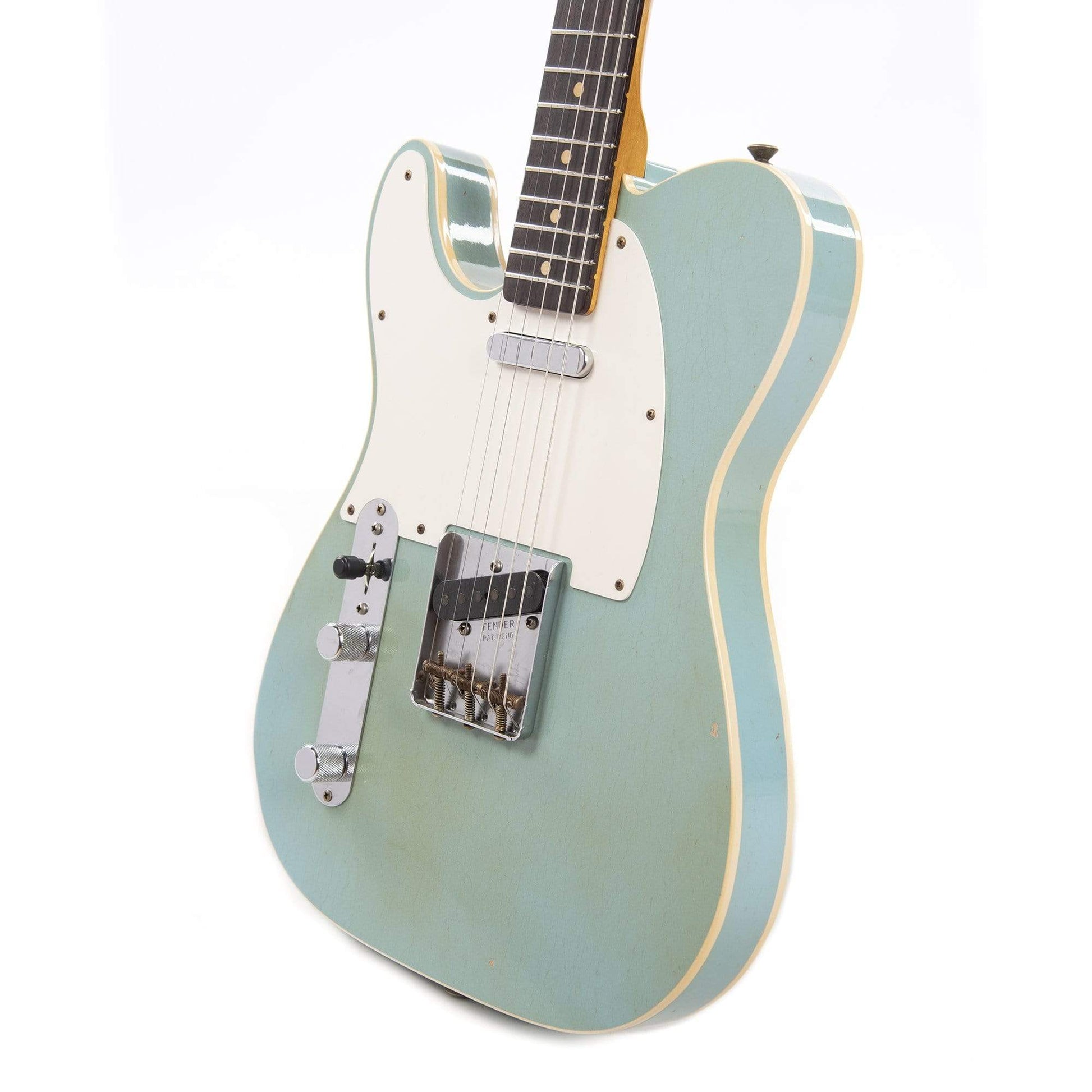 Fender Custom Shop 1959 Telecaster Custom "Chicago Special" Journeyman Relic Aged Daphne Blue LEFTY Electric Guitars / Left-Handed