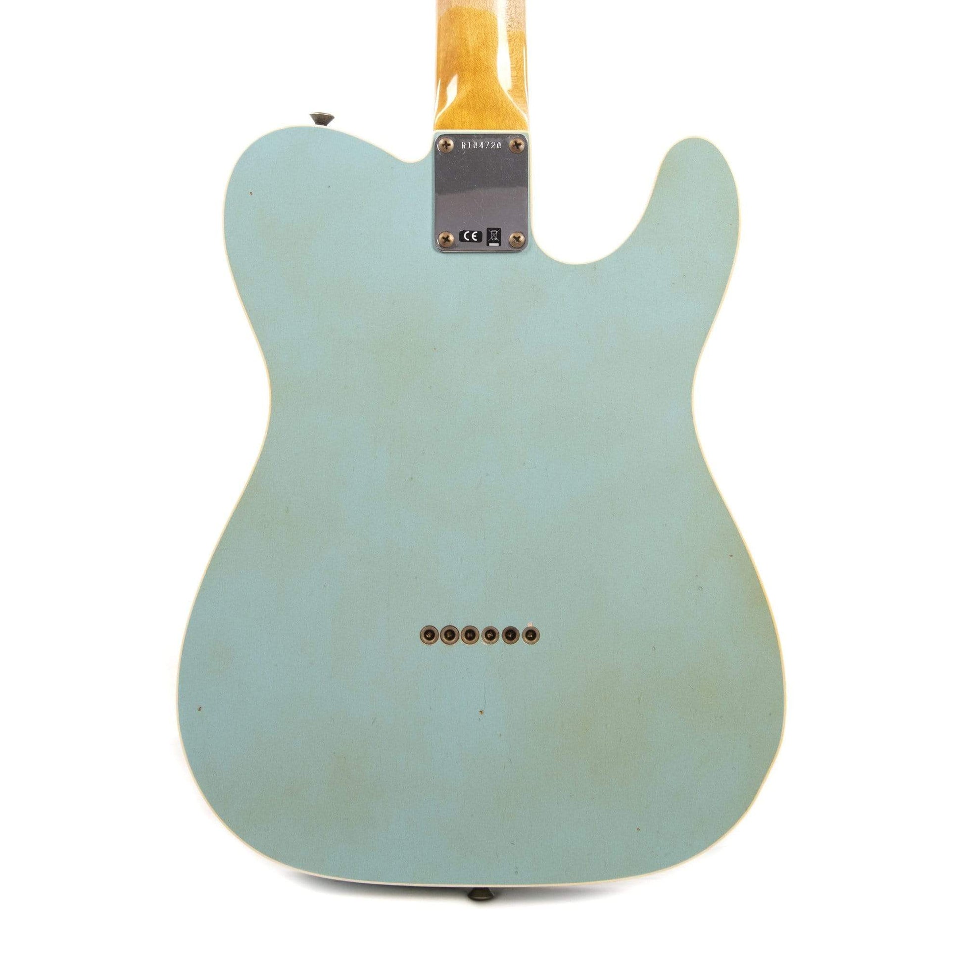 Fender Custom Shop 1959 Telecaster Custom "Chicago Special" Journeyman Relic Aged Daphne Blue LEFTY Electric Guitars / Left-Handed