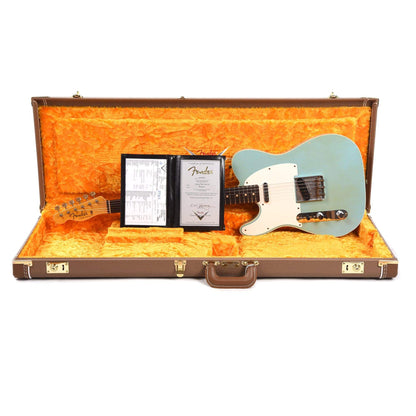 Fender Custom Shop 1959 Telecaster Custom "Chicago Special" Journeyman Relic Aged Daphne Blue LEFTY Electric Guitars / Left-Handed