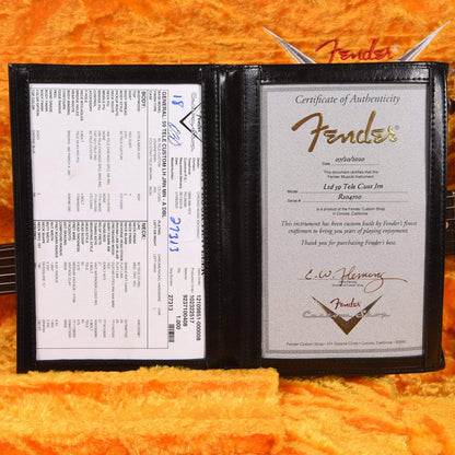 Fender Custom Shop 1959 Telecaster Custom "Chicago Special" Journeyman Relic Aged Daphne Blue LEFTY Electric Guitars / Left-Handed