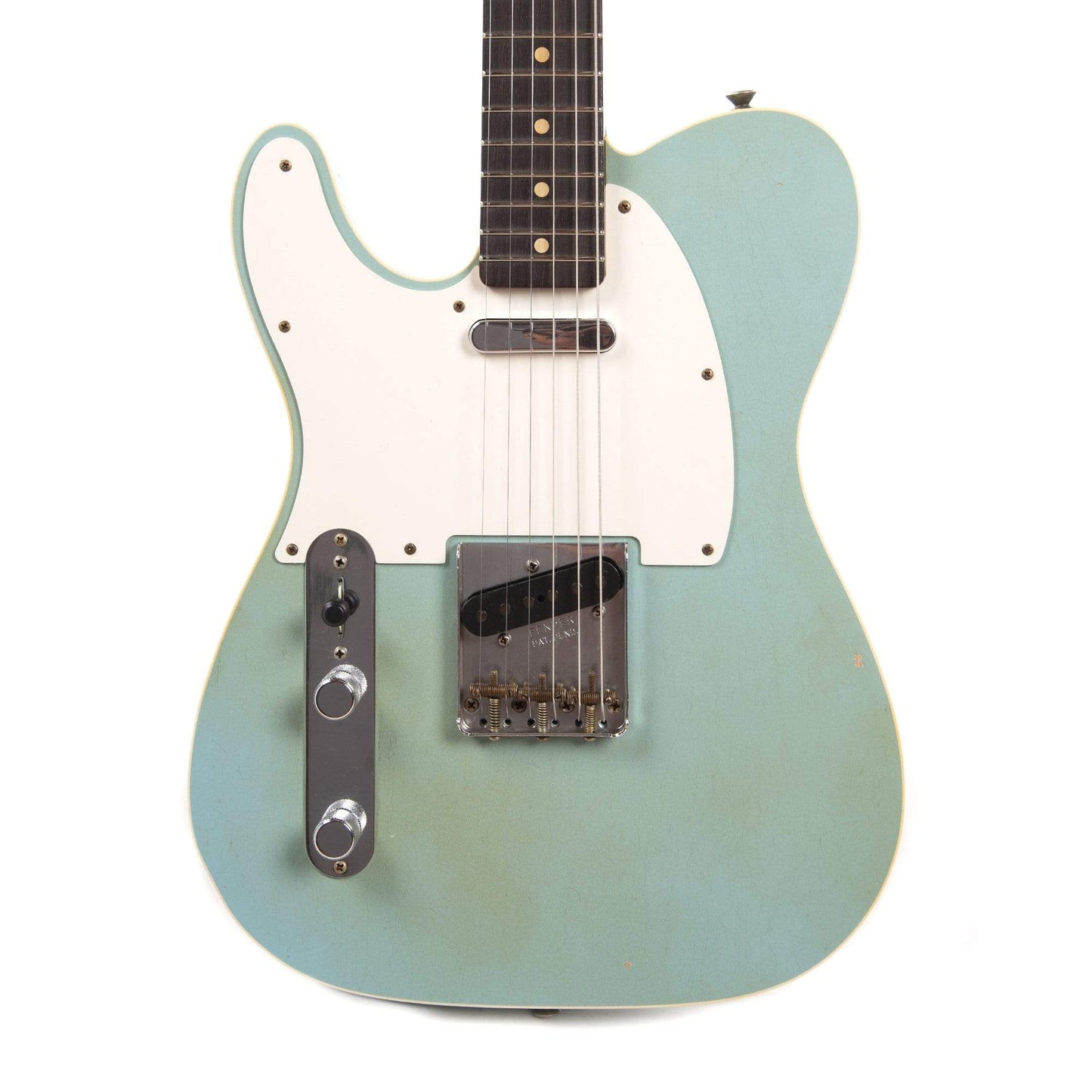 Fender Custom Shop 1959 Telecaster Custom "Chicago Special" Journeyman Relic Aged Daphne Blue LEFTY Electric Guitars / Left-Handed