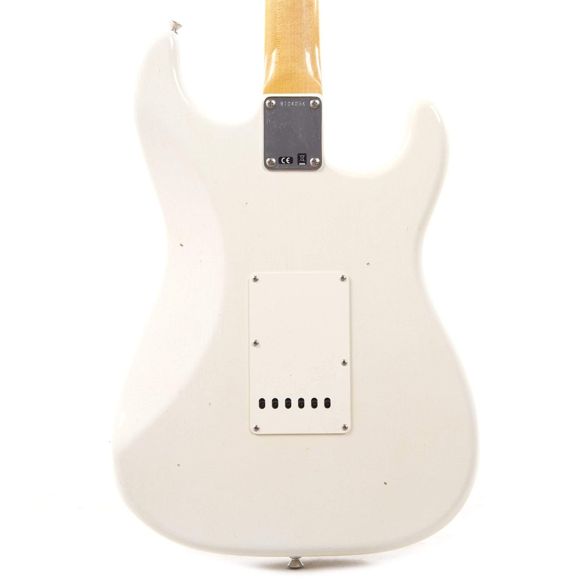 Fender Custom Shop 1960 Stratocaster "Chicago Special" Journeyman Relic Super Aged Olympic White LEFTY Electric Guitars / Left-Handed