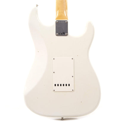 Fender Custom Shop 1960 Stratocaster "Chicago Special" Journeyman Relic Super Aged Olympic White LEFTY Electric Guitars / Left-Handed