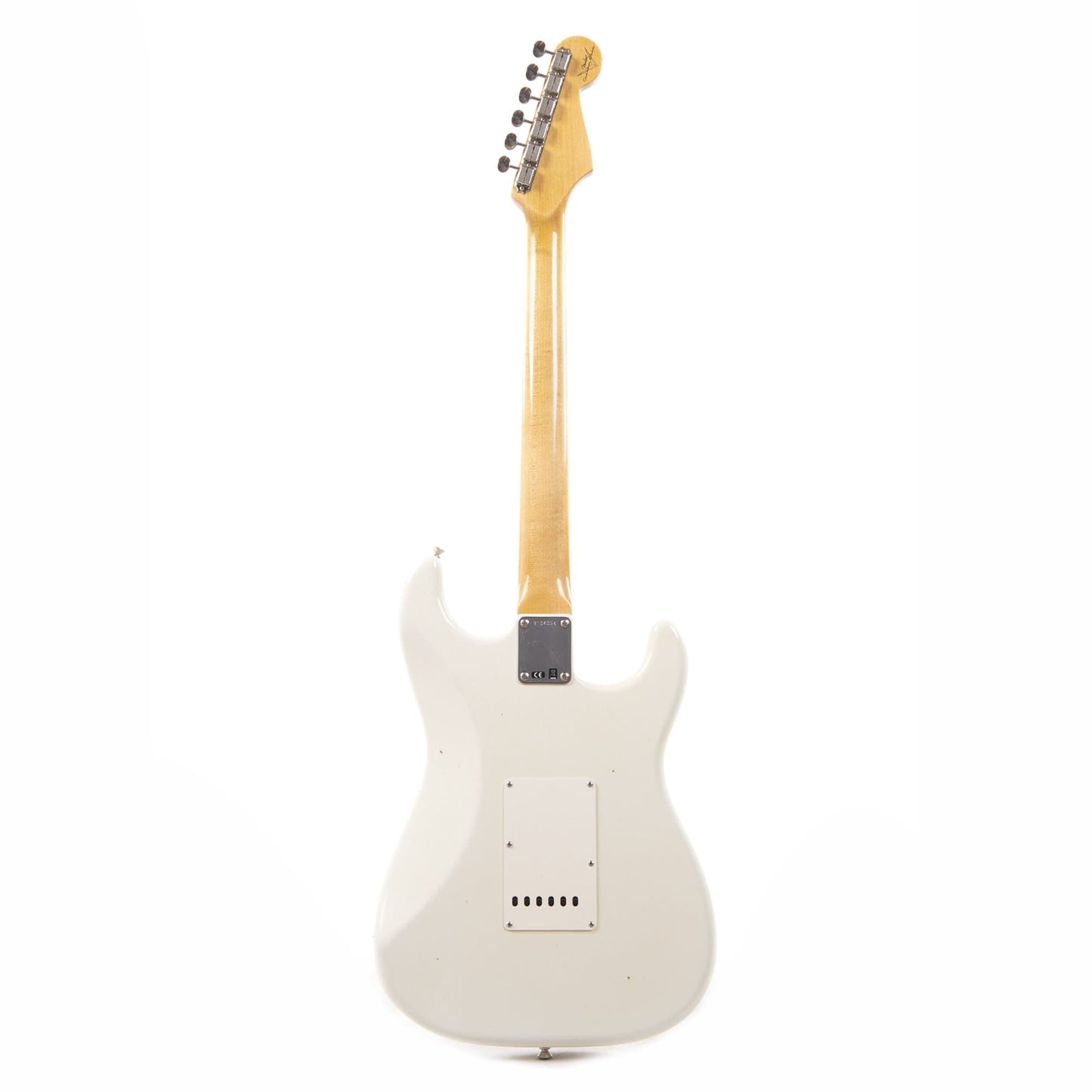Fender Custom Shop 1960 Stratocaster "Chicago Special" Journeyman Relic Super Aged Olympic White LEFTY Electric Guitars / Left-Handed
