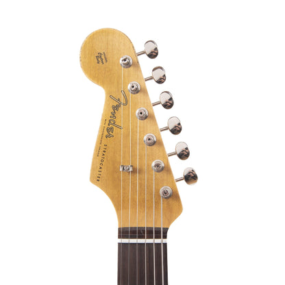 Fender Custom Shop 1960 Stratocaster "Chicago Special" Journeyman Relic Super Aged Olympic White LEFTY Electric Guitars / Left-Handed
