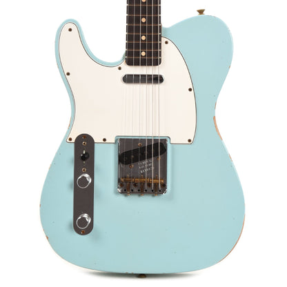 Fender Custom Shop 1961 Telecaster "Chicago Special" LEFTY Relic Super Faded/Aged Daphne Blue Electric Guitars / Left-Handed