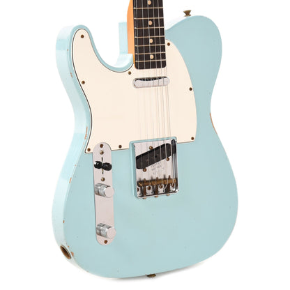 Fender Custom Shop 1961 Telecaster "Chicago Special" LEFTY Relic Super Faded/Aged Daphne Blue Electric Guitars / Left-Handed