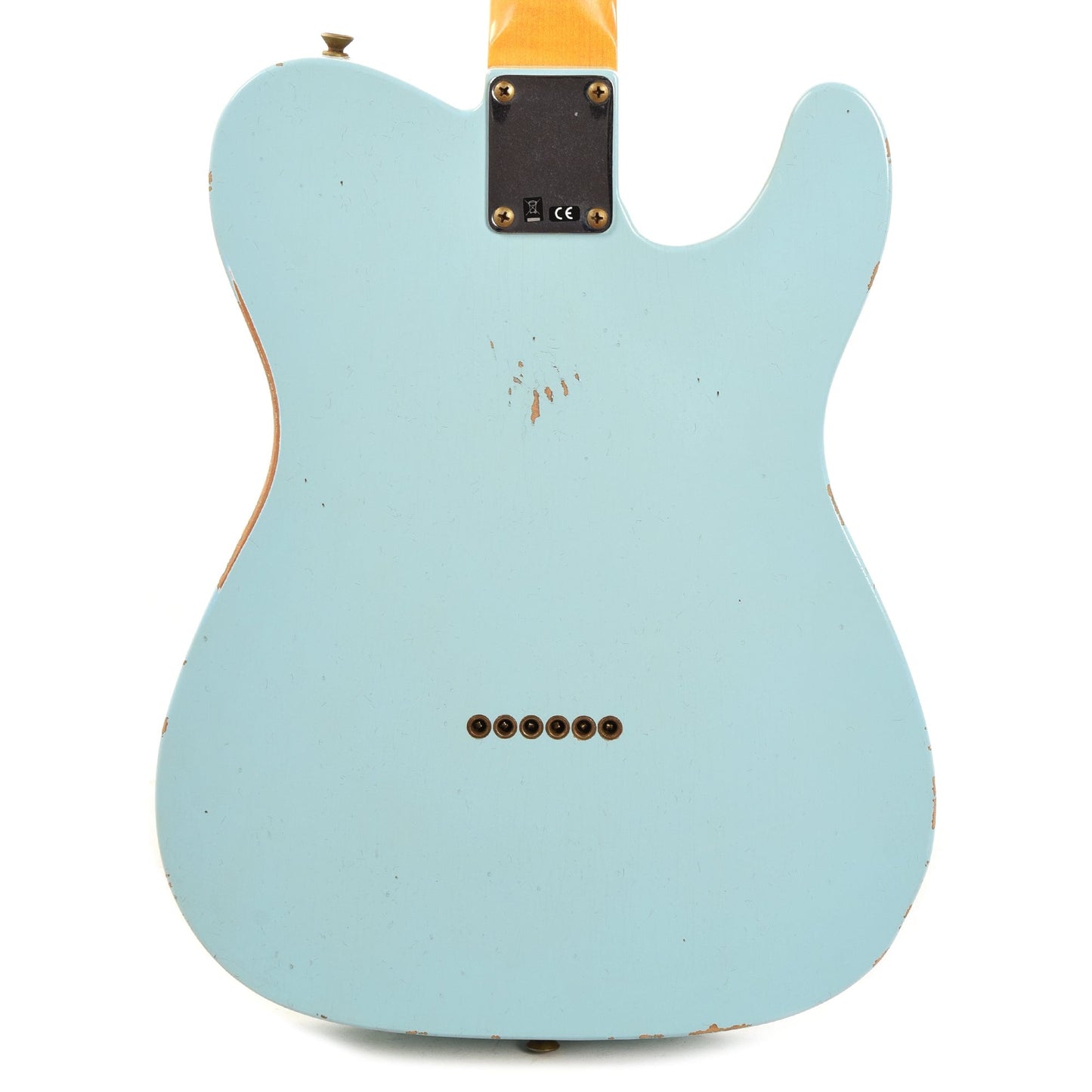 Fender Custom Shop 1961 Telecaster "Chicago Special" LEFTY Relic Super Faded/Aged Daphne Blue Electric Guitars / Left-Handed