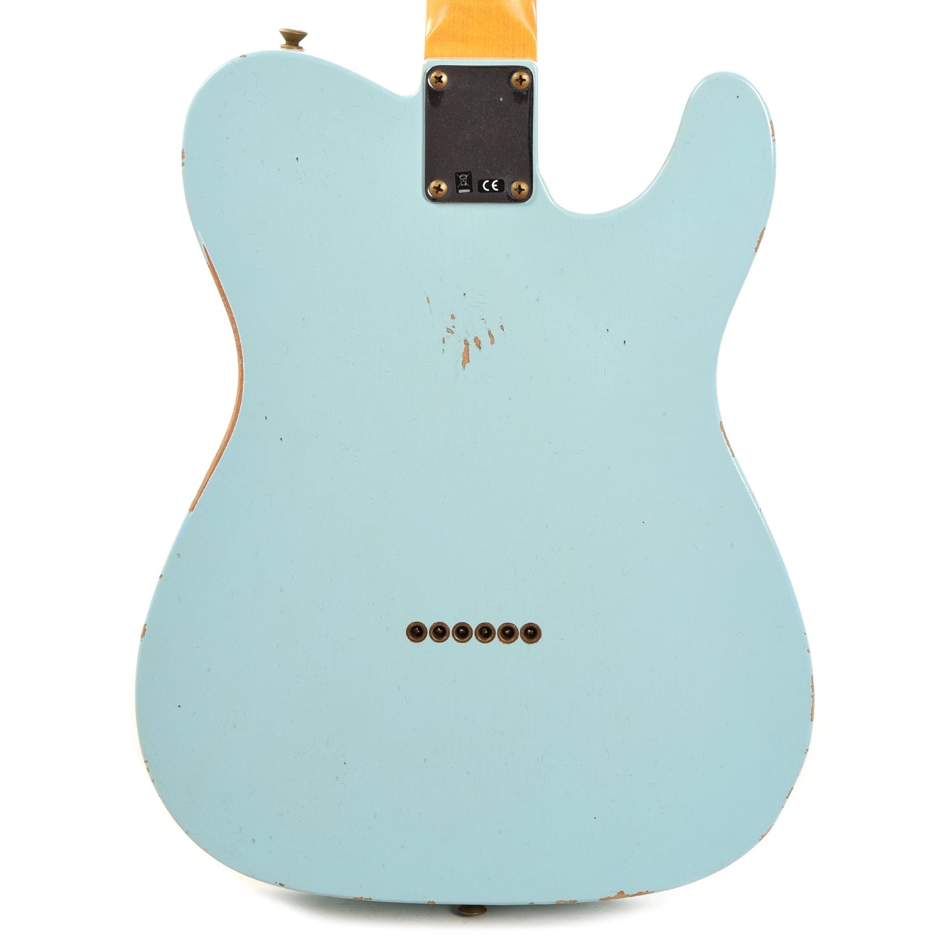 Fender Custom Shop 1961 Telecaster "Chicago Special" LEFTY Relic Super Faded/Aged Daphne Blue Electric Guitars / Left-Handed