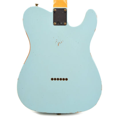 Fender Custom Shop 1961 Telecaster "Chicago Special" LEFTY Relic Super Faded/Aged Daphne Blue Electric Guitars / Left-Handed