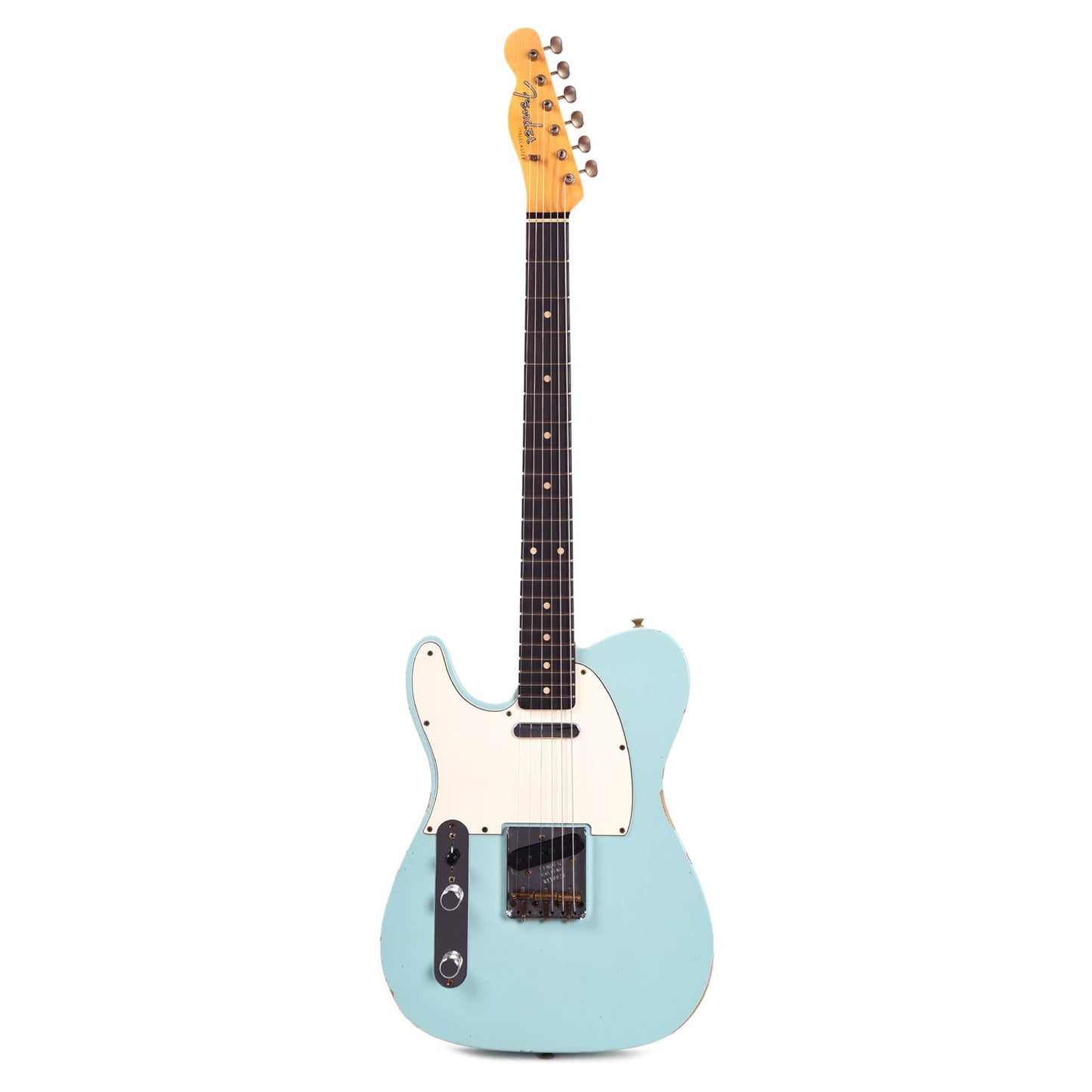 Fender Custom Shop 1961 Telecaster "Chicago Special" LEFTY Relic Super Faded/Aged Daphne Blue Electric Guitars / Left-Handed