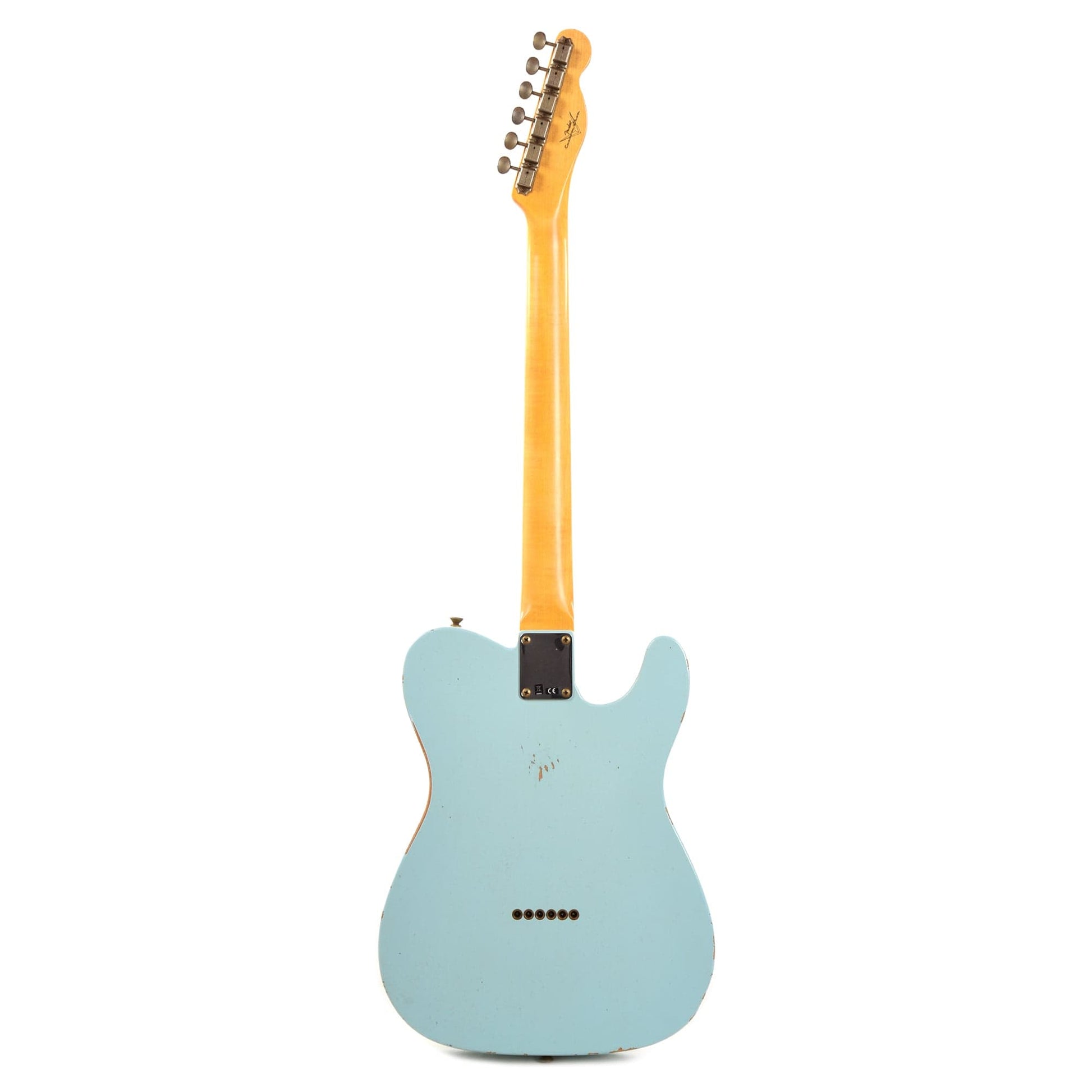 Fender Custom Shop 1961 Telecaster "Chicago Special" LEFTY Relic Super Faded/Aged Daphne Blue Electric Guitars / Left-Handed
