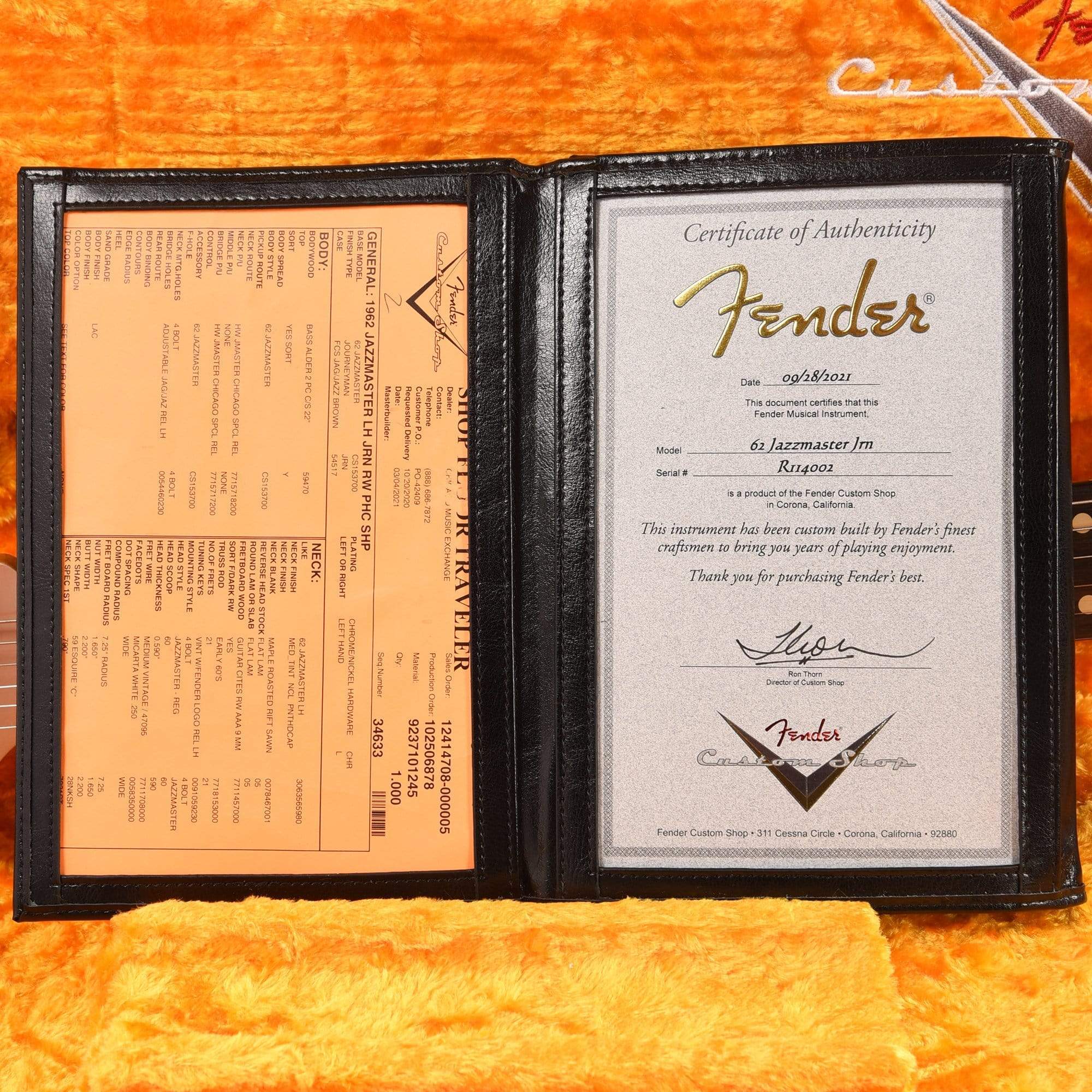 Fender Custom Shop 1962 Jazzmaster 