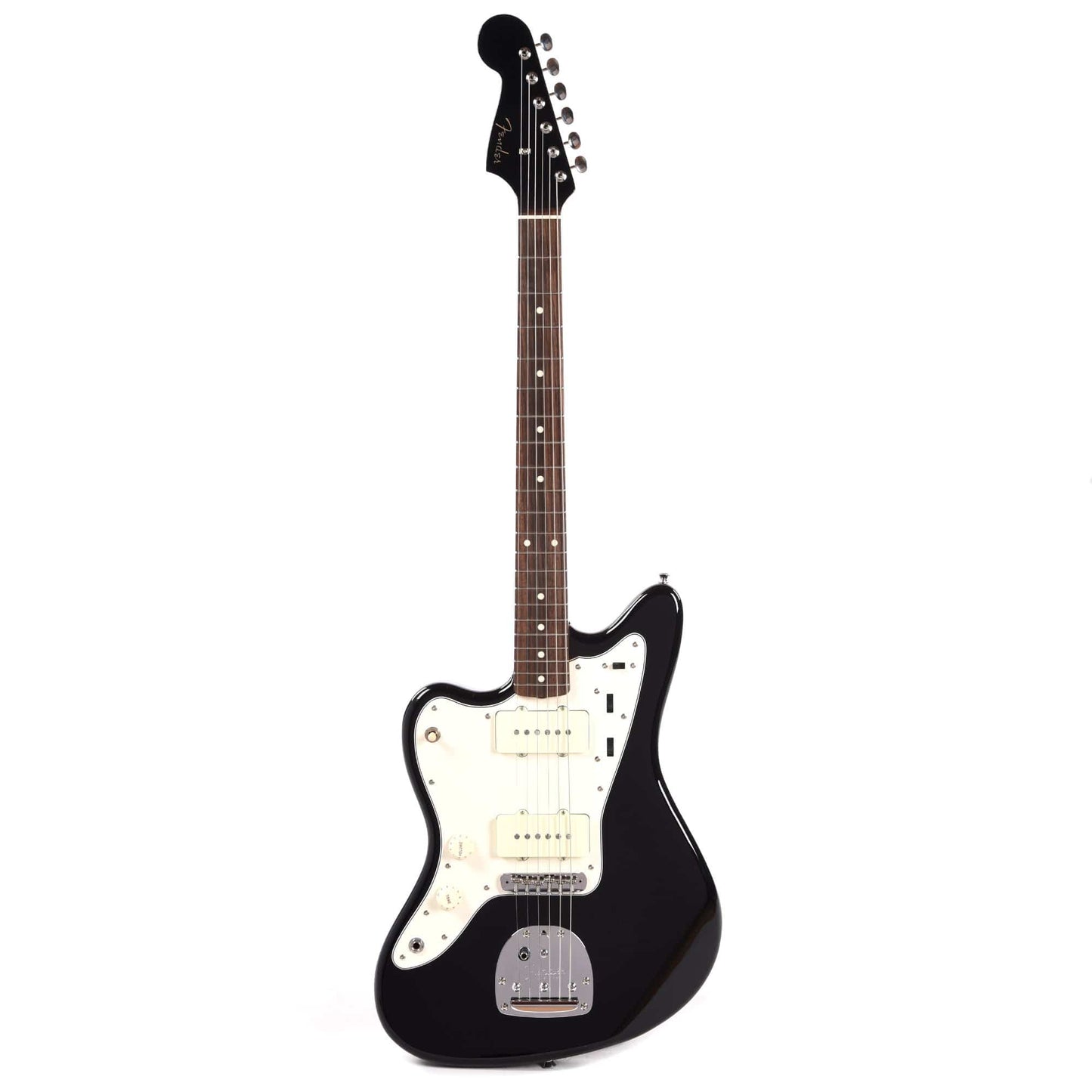 Fender MIJ Traditional 60s Jazzmaster Black LEFTY w/Matching Headcap Electric Guitars / Left-Handed