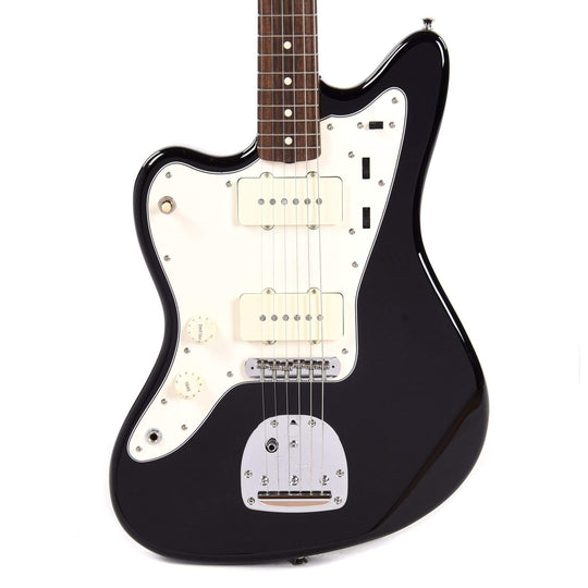 Fender MIJ Traditional 60s Jazzmaster Black LEFTY w/Matching Headcap Electric Guitars / Left-Handed
