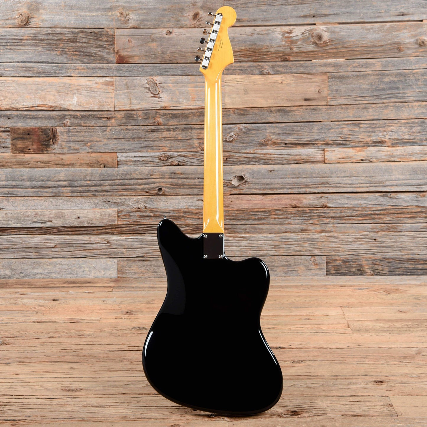 Fender MIJ Traditional 60s Jazzmaster Black LEFTY w/Matching Headcap Electric Guitars / Left-Handed