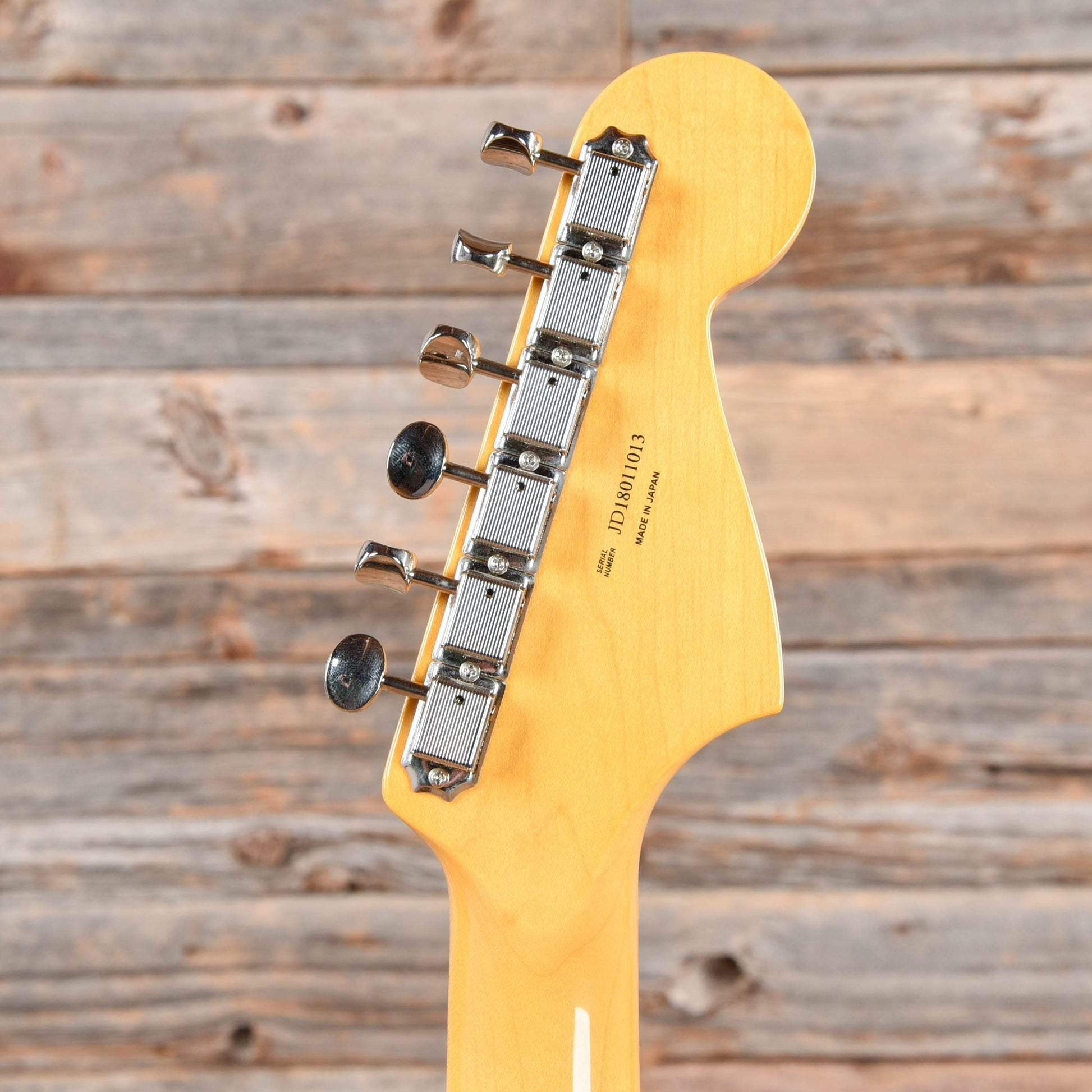 Fender MIJ Traditional 60s Jazzmaster Black LEFTY w/Matching Headcap Electric Guitars / Left-Handed