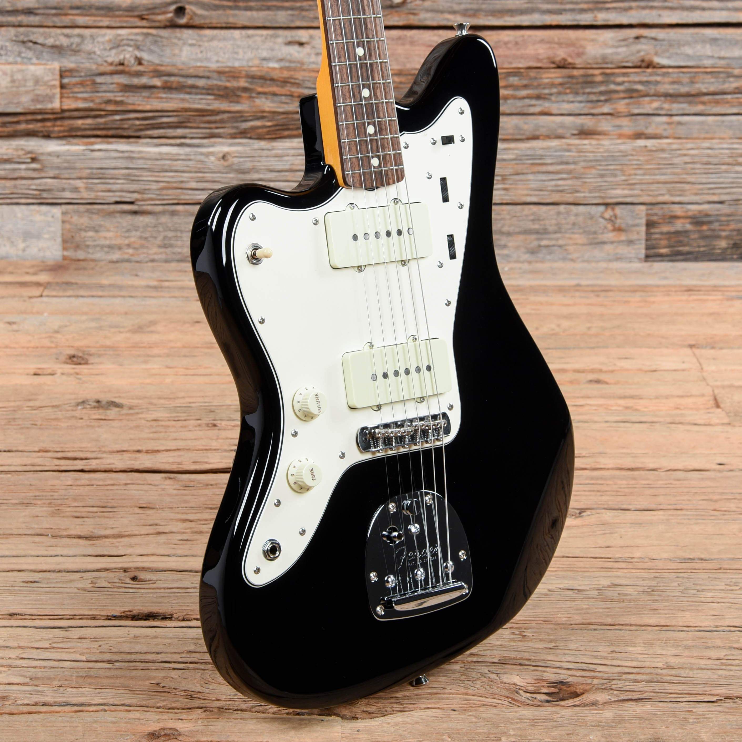 Fender MIJ Traditional 60s Jazzmaster Black LEFTY w/Matching Headcap Electric Guitars / Left-Handed