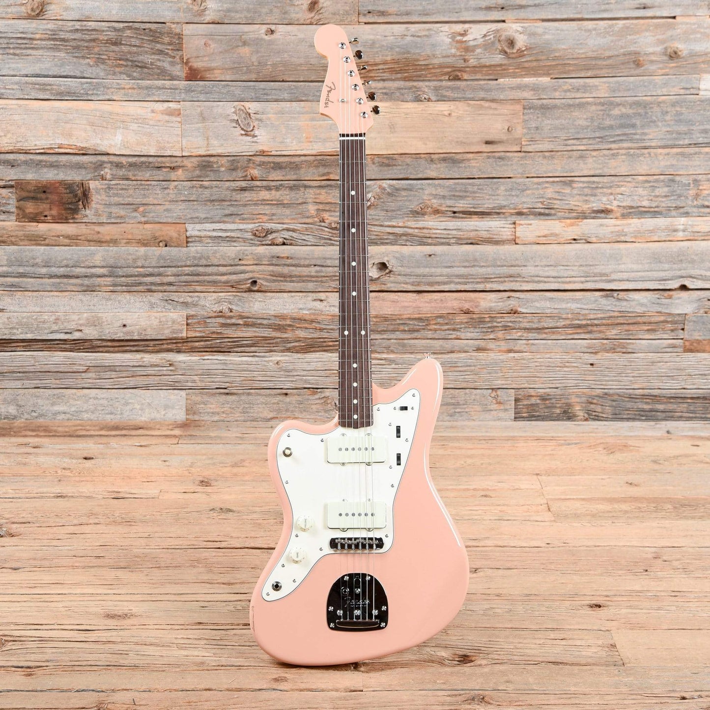 Fender MIJ Traditional 60s Jazzmaster Flamingo Pink LEFTY w/Matching Headcap Electric Guitars / Left-Handed