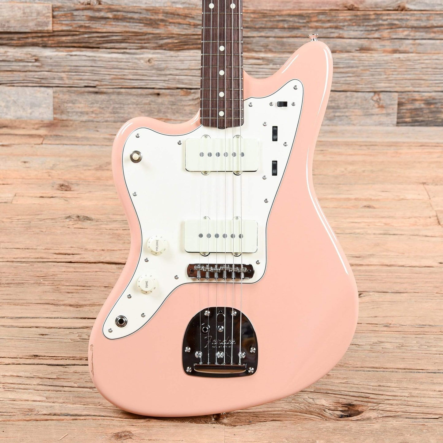 Fender MIJ Traditional 60s Jazzmaster Flamingo Pink LEFTY w/Matching Headcap Electric Guitars / Left-Handed