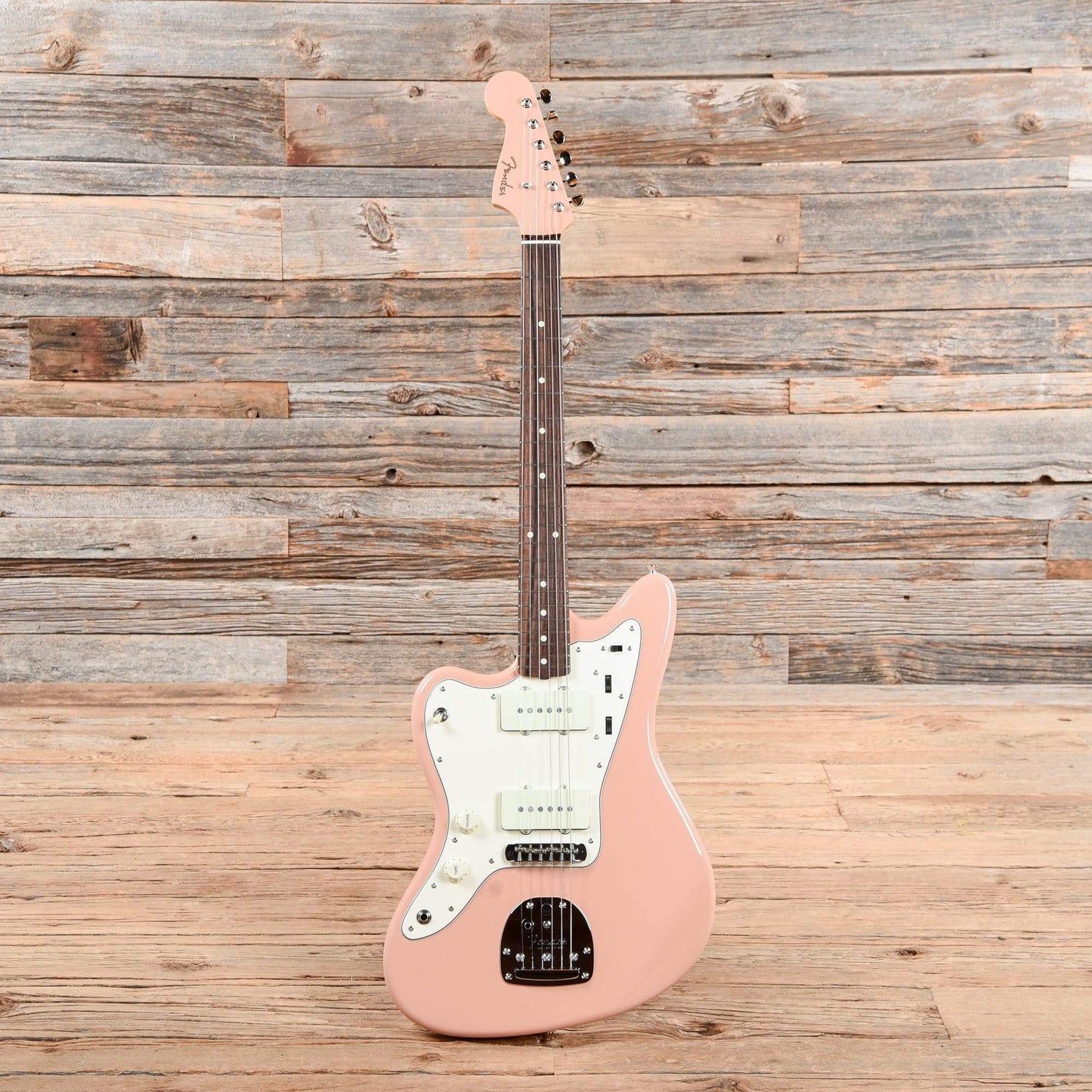 Fender MIJ Traditional 60s Jazzmaster Flamingo Pink LEFTY w/Matching Headcap Electric Guitars / Left-Handed