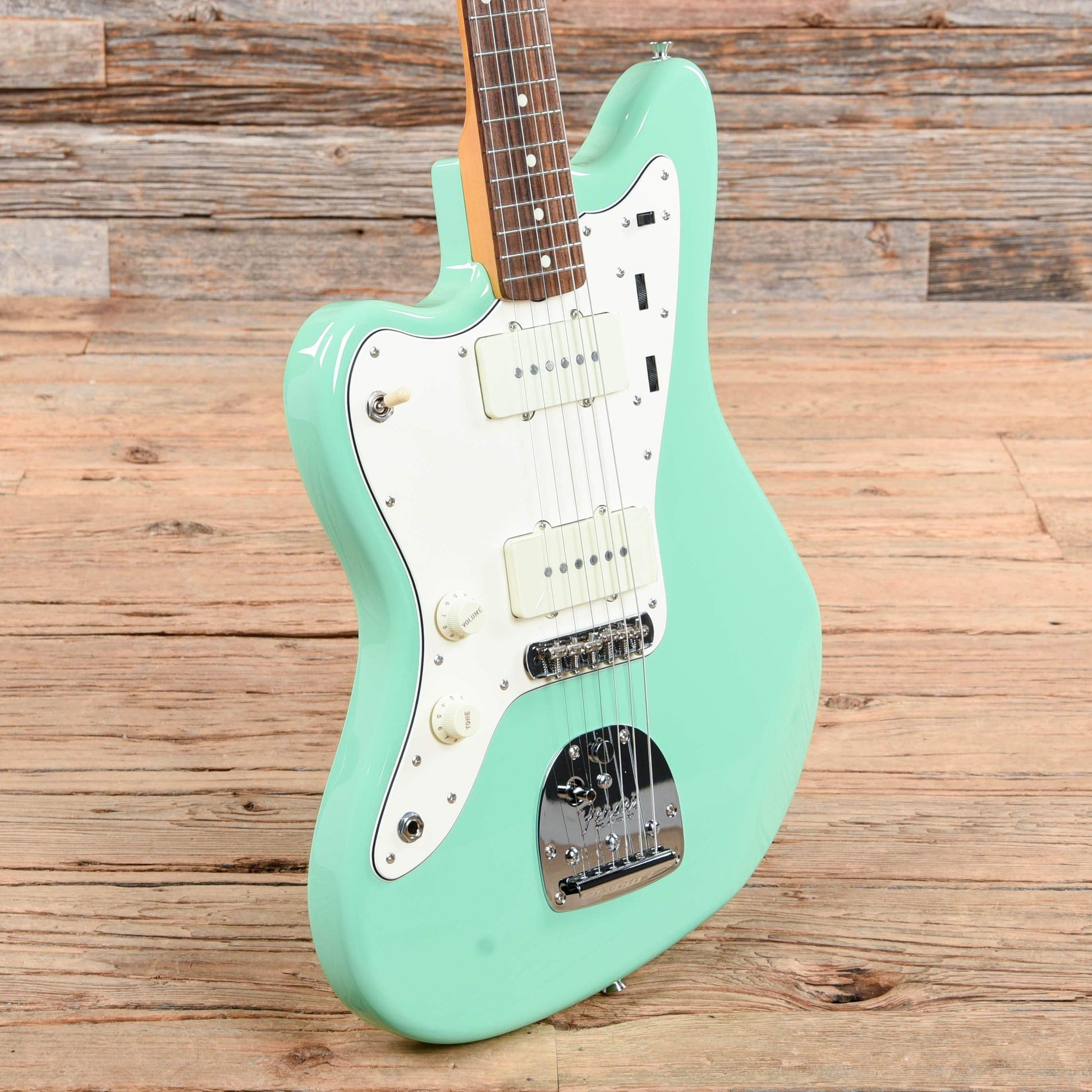 Fender MIJ Traditional 60s Jazzmaster Surf Green LEFTY w/Matching Headcap Electric Guitars / Left-Handed