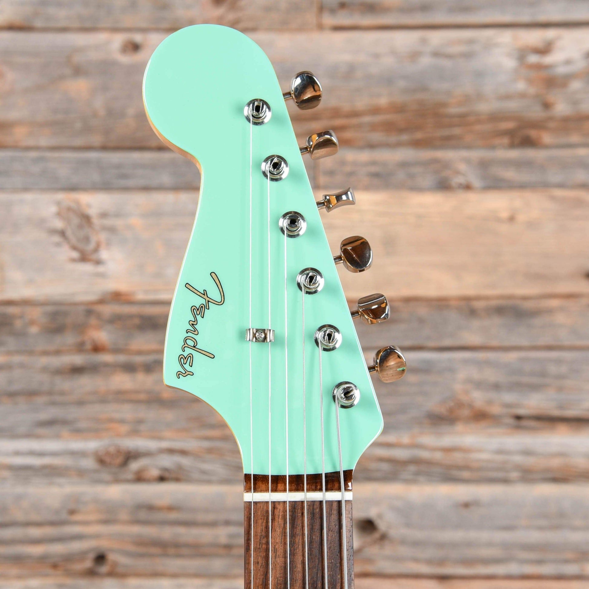 Fender MIJ Traditional 60s Jazzmaster Surf Green LEFTY w/Matching Headcap Electric Guitars / Left-Handed
