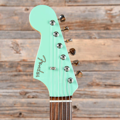 Fender MIJ Traditional 60s Jazzmaster Surf Green LEFTY w/Matching Headcap Electric Guitars / Left-Handed